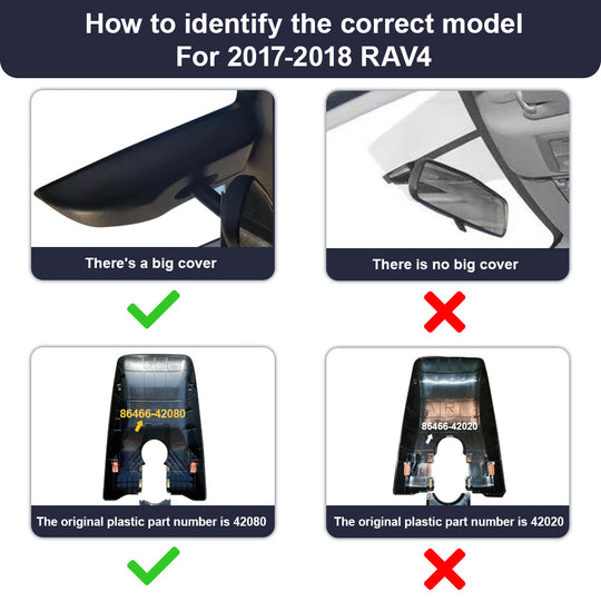 FITCAMX Dash Cam For All Toyota Camry/RAV4/C-HR/Corolla Hatchback Altis/Sienna/Prius/Tacoma