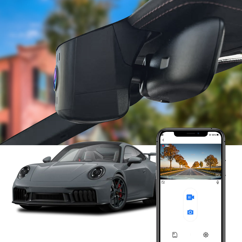 FITCAMX Dash Cam for 2025-2026 Porsche 911 (992.2)
