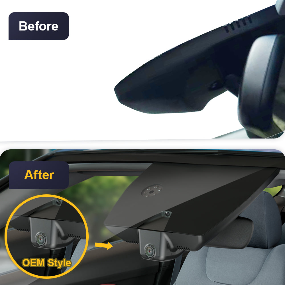 FITCAMX Dash Cam for 2017-2022 Kia Niro and Niro EV (Rear Mirror Cover part number 96005-G5000)