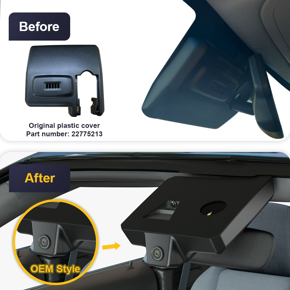 FITCAMX Dash Cam for Chevrolet Chevy Suburban (11th Gen) and Tahoe (4th Gen) 2015 - 2020