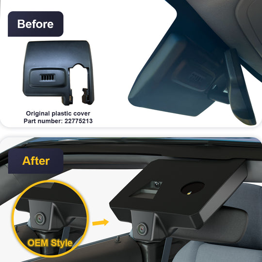 FITCAMX Dash Cam for Chevrolet Chevy Suburban (11th Gen) and Tahoe (4th Gen) 2015 - 2020