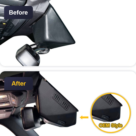 FITCAMX Dashcam für Ford Bronco und Bronco Raptor 2021–2024, 6. Generation (U725) und Ford Bronco Sport 2021–2025