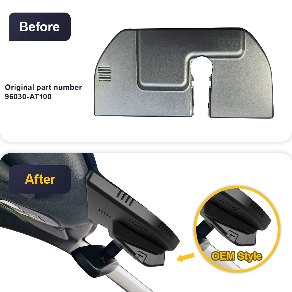 FITCAMX Dash Cam for Kia Niro and Niro EV 2023-2024 (Rear Mirror Cover part number 96030-AT100)