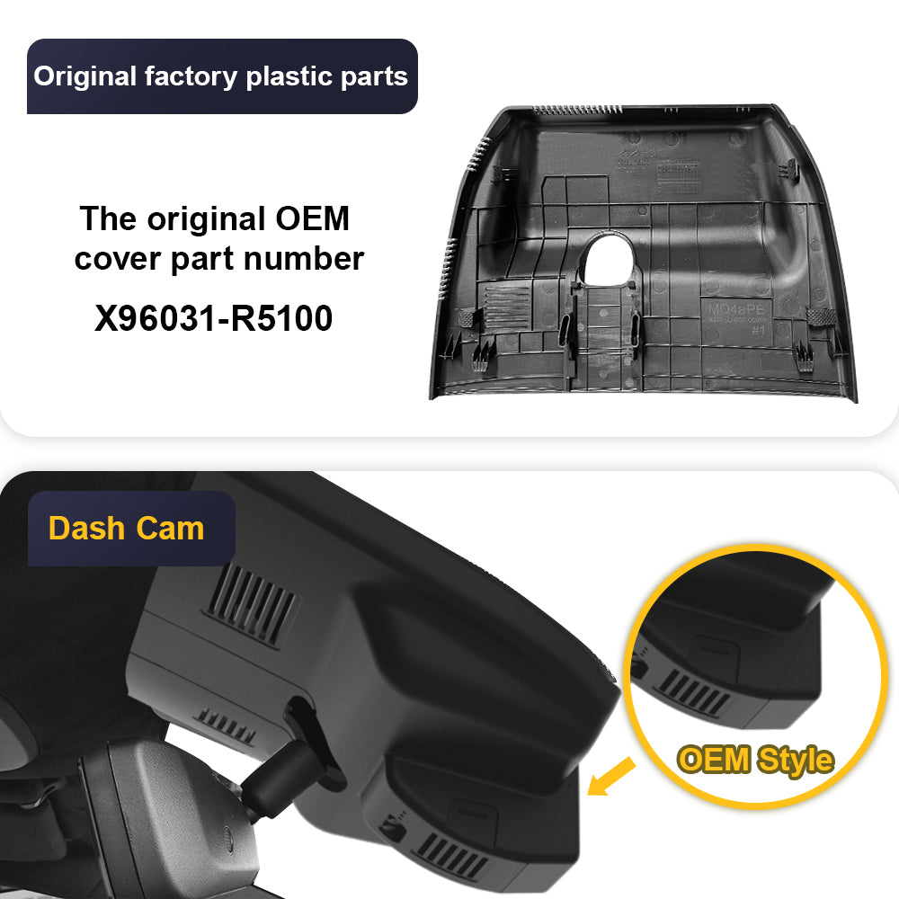 FITCAMX Dash Cam per Kia Sorento 2024 2025
