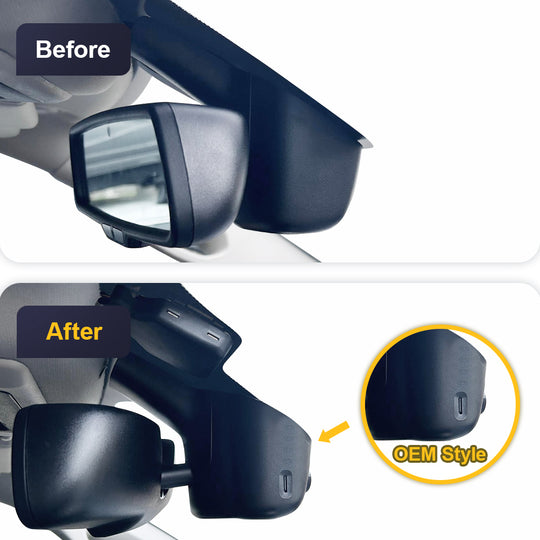 FITCAMX Dash Cam per Ram 1500 2500 3500 4500 (4a Gen) 2013-2018