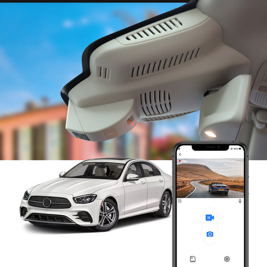 Cámara de salpicadero Fitcamx para Mercedes-Benz Clase E 2017-2023 W213 (5.ª generación)