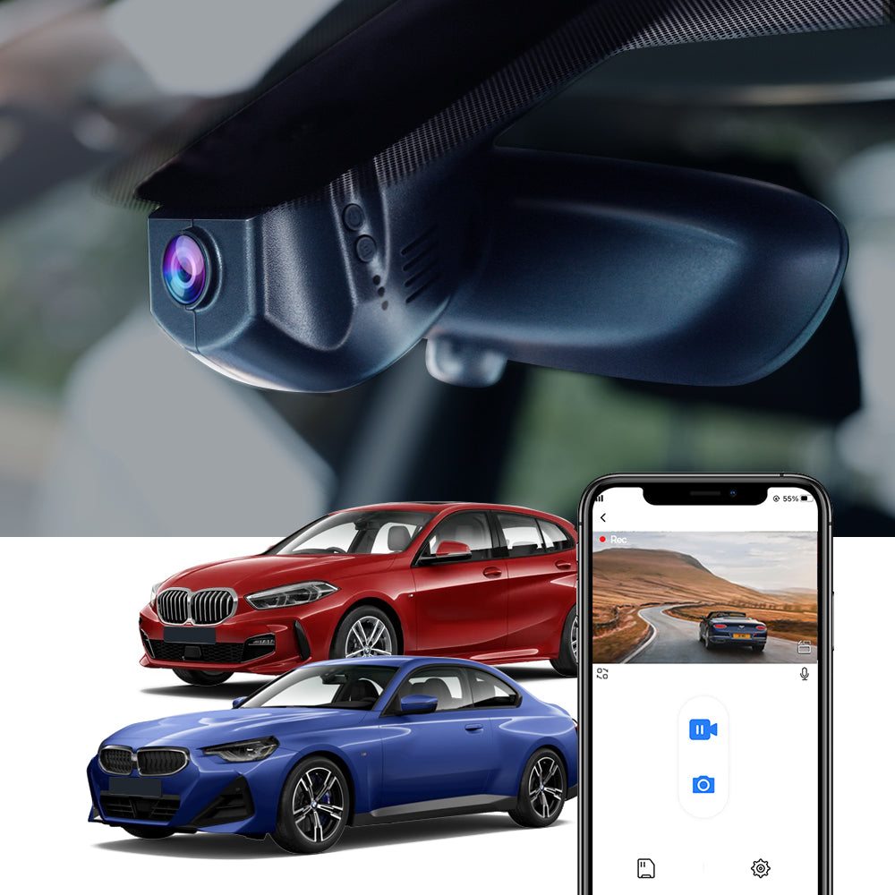 Caméra de tableau de bord FITCAMX pour BMW Série 1 (F40 F20 F21) Série 2 (G42 F22 F23)