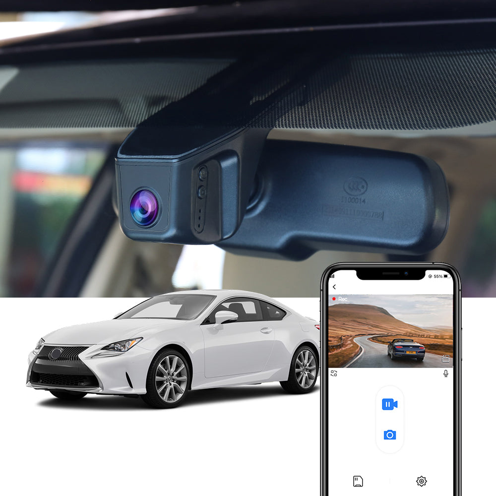 FITCAMX Dash Cam For Lexus RC300 RC350 RC F 2014 2017