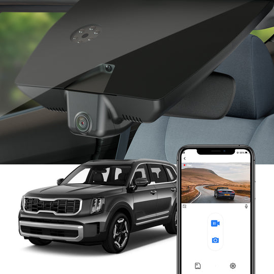 Fitcamx Dash Cam for Kia Telluride 2020-2022 (Rear Mirror Cover part number 96030-S9000)
