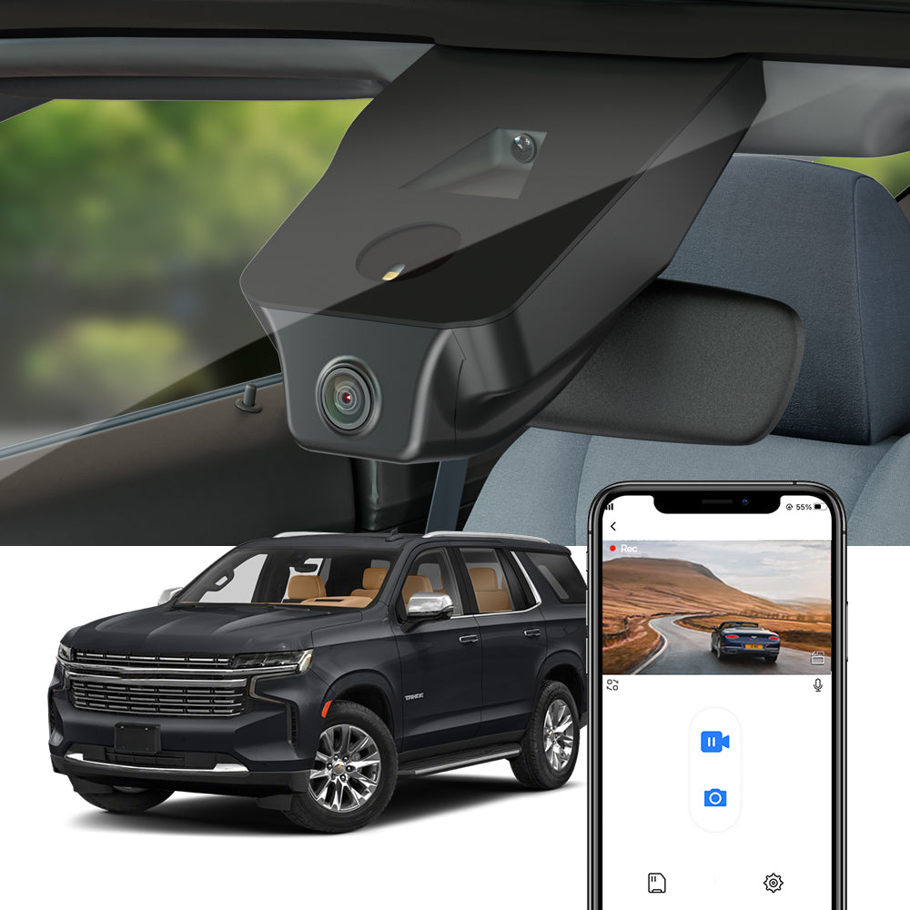 FitCamx Dash Cam para Chevrolet Chevy Tahoe 2021 - 2025 (5ª generación)