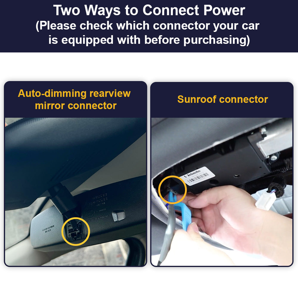 FITCAMX Dash Cam for Mazda6 2018-2023 (RHD, Right-hand drive) Sedan, Wagon, Hatchback