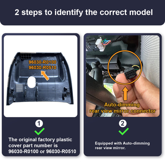 FITCAMX Dash Cam for Kia Carnival 2022-2026