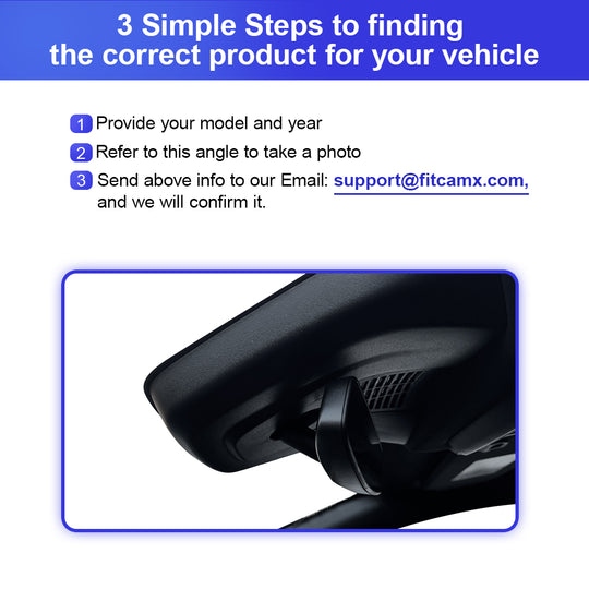 FITCAMX Dash Cam for Chevrolet Chevy Blazer EV 2024 2025