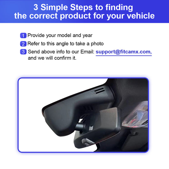 FITCAMX DASH CAM per Toyota GR SUPRA 2020-2026
