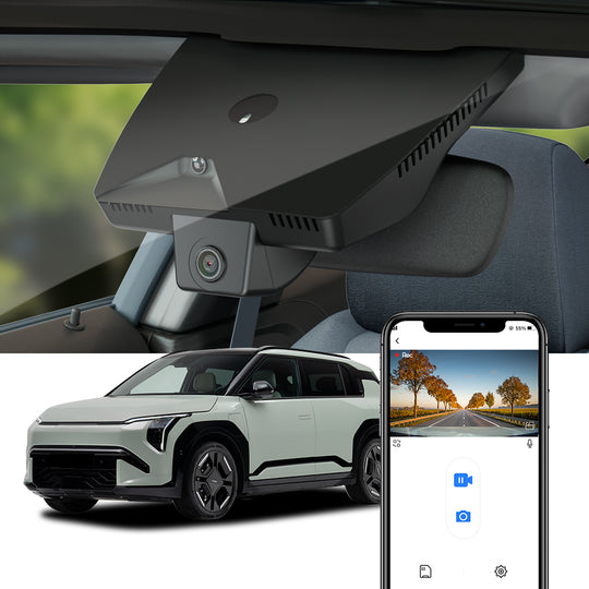 FITCAMX Dash Cam for Kia EV3 2024-2026  (Rear Mirror Cover part number 96030-EV000) (Left-hand drive car)