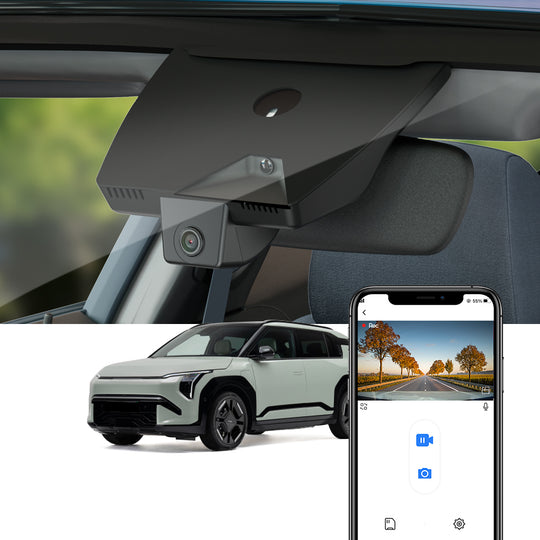 FITCAMX Dash Cam for Kia EV3 2024 2025 (Rear Mirror Cover part number 96030-EV700) (Right-hand drive car)