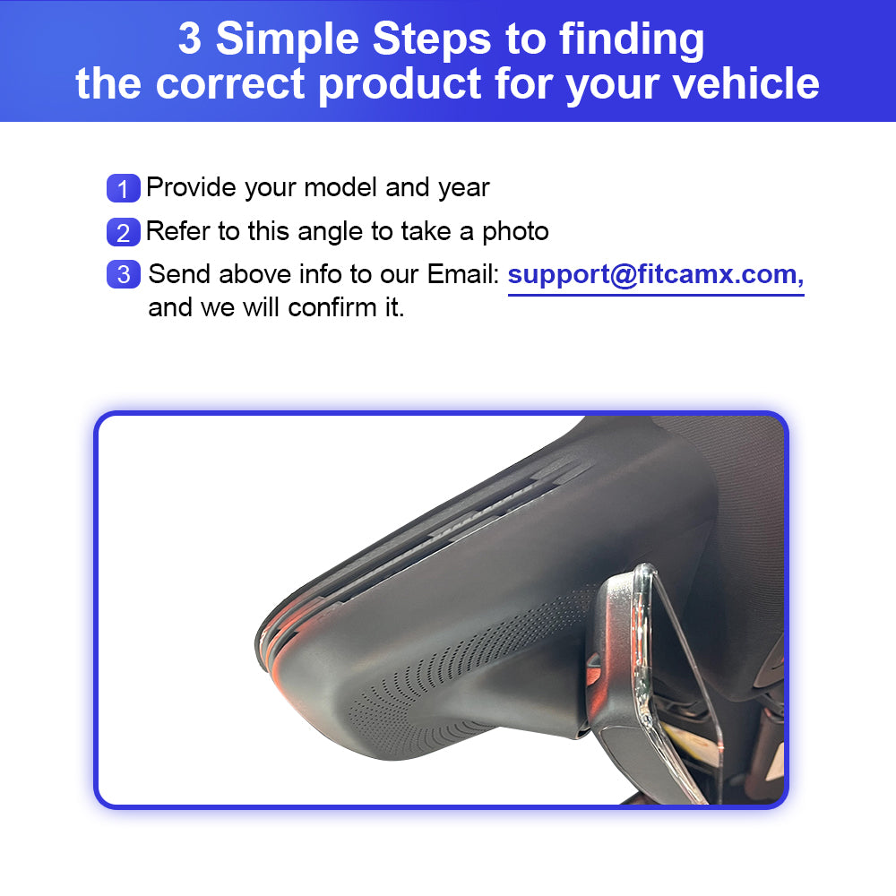 Fitcamx Dash Cam for Mercedes-Benz Smart #3 2024 2025