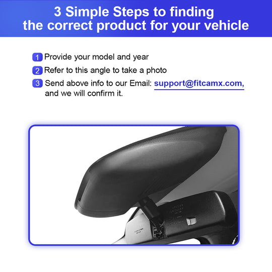 FITCAMX Dash Cam for Mazda6 2018-2023 (RHD, Right-hand drive) Sedan, Wagon, Hatchback