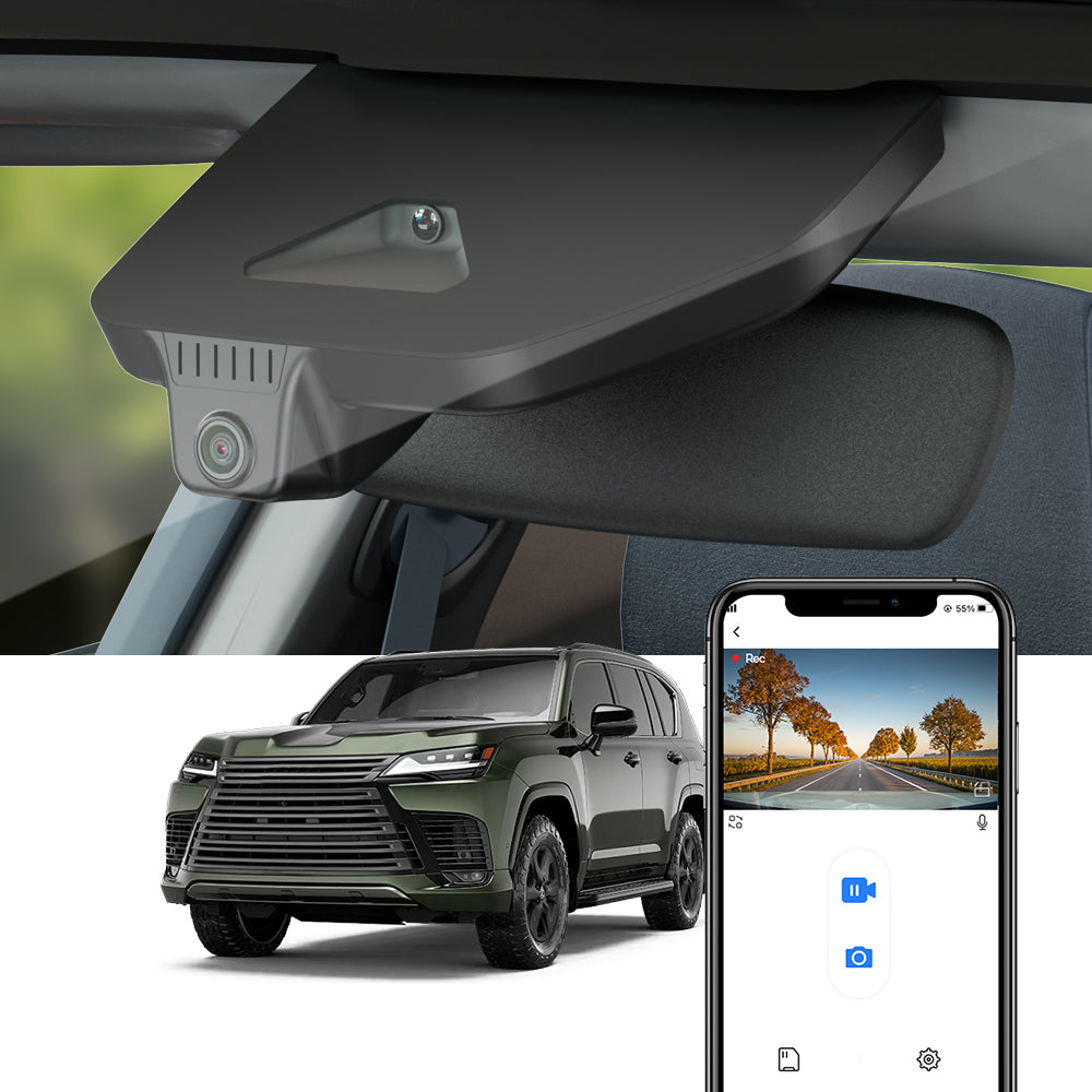 FITCAMX Dash Cam for Lexus LX 600, 700h 2025