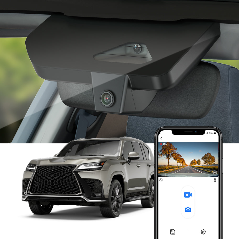 FITCAMX Dash Cam for Lexus LX 500d, 600, 700h 2025 2026 (Right-hand d