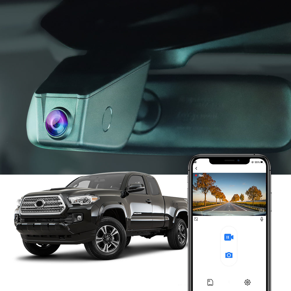 FITCAMX Dash Cam per Toyota Tacoma 2016-2017