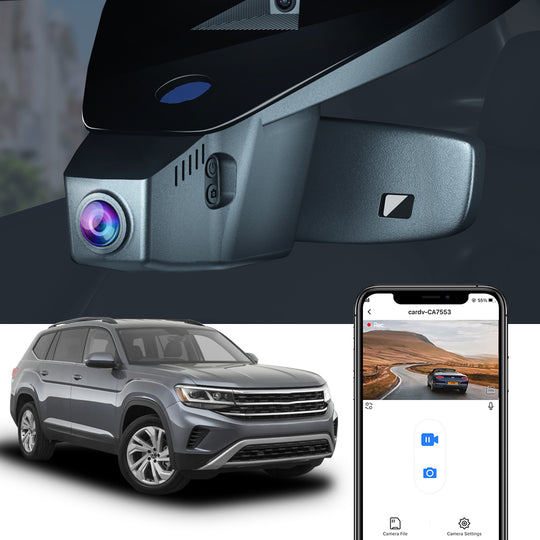 FITCAMX Dash Cam for Volkswagen Atlas Cross Sport/Atlas 2018-2026