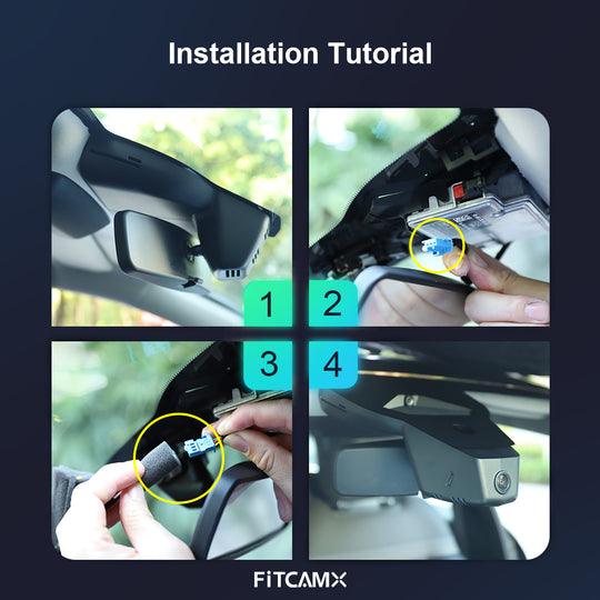 FITCAMX Dashcam für Peugeot 408, 408GT PHEV 2024 2025