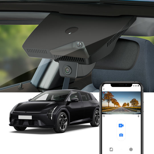 FITCAMX Dash Cam pour Kia EV4 2025 2026 2027 (véhicule à conduite à droite)