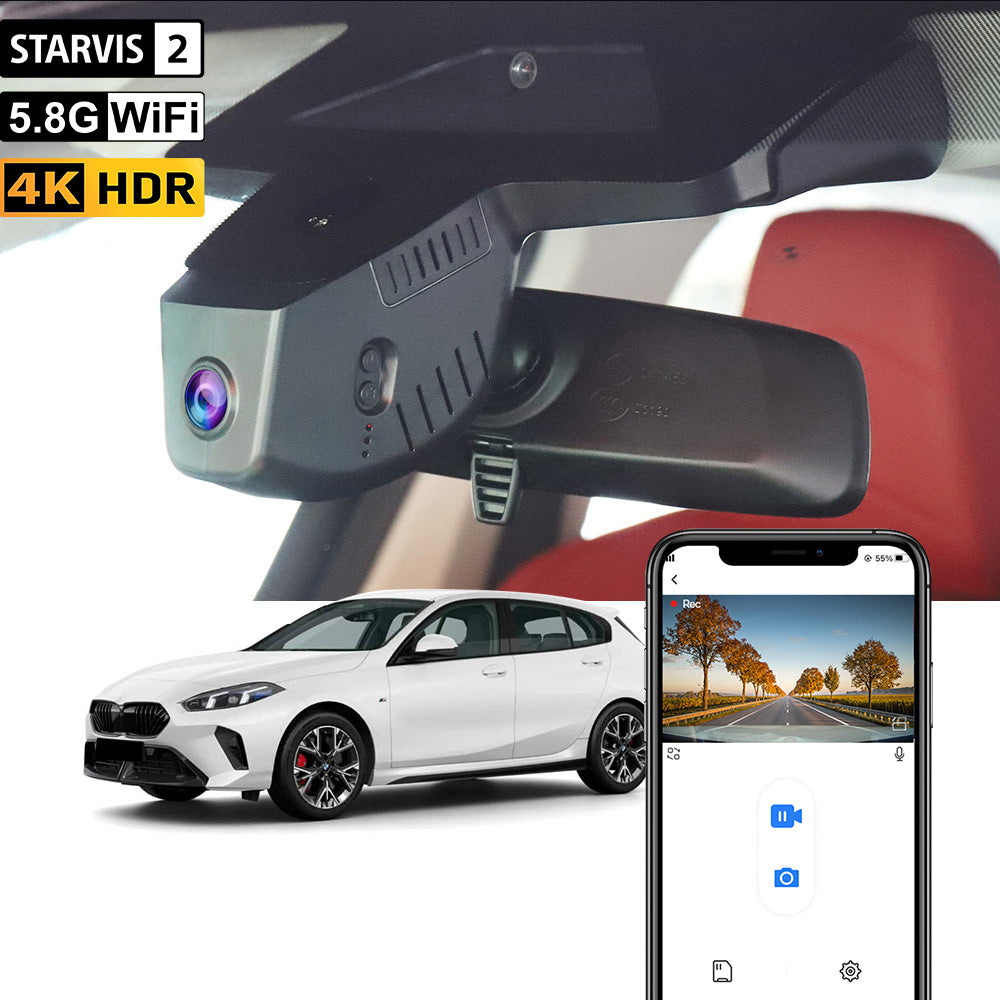 【STARVIS 2】FITCAMX Dash Cam for 2024 2025 2026 BMW 1 Series (F70)