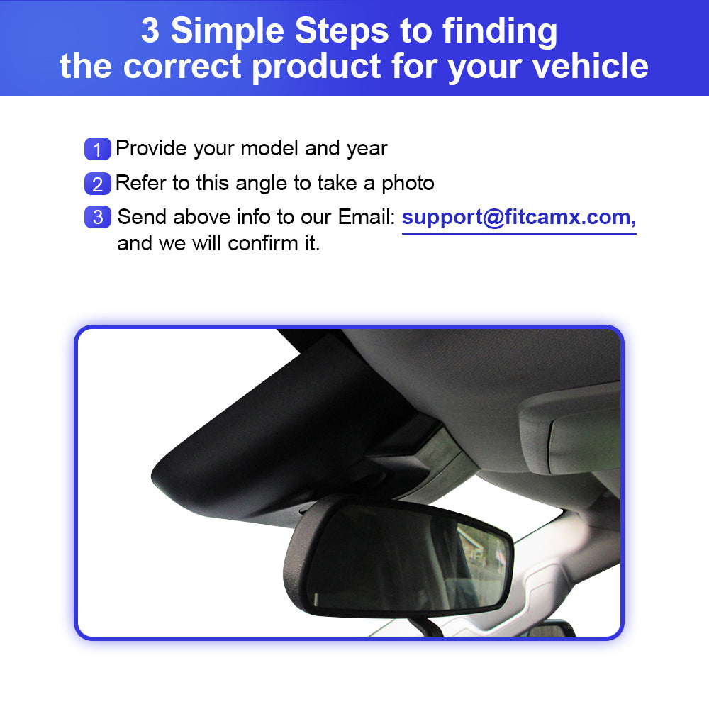 FITCAMX Dash Cam For Toyota Sequoia 2017-2025 - Main Image