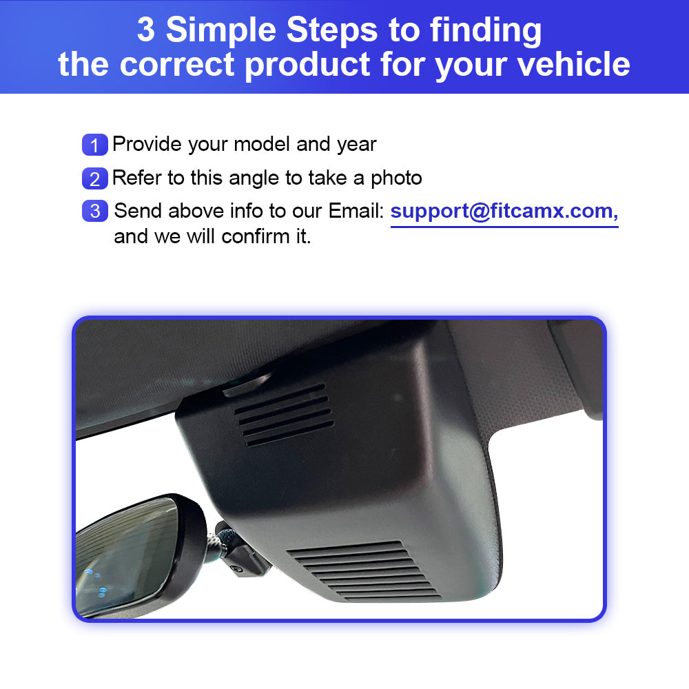 FITCAMX Dash Cam for Honda Accord 2018-2022 10th Gen
