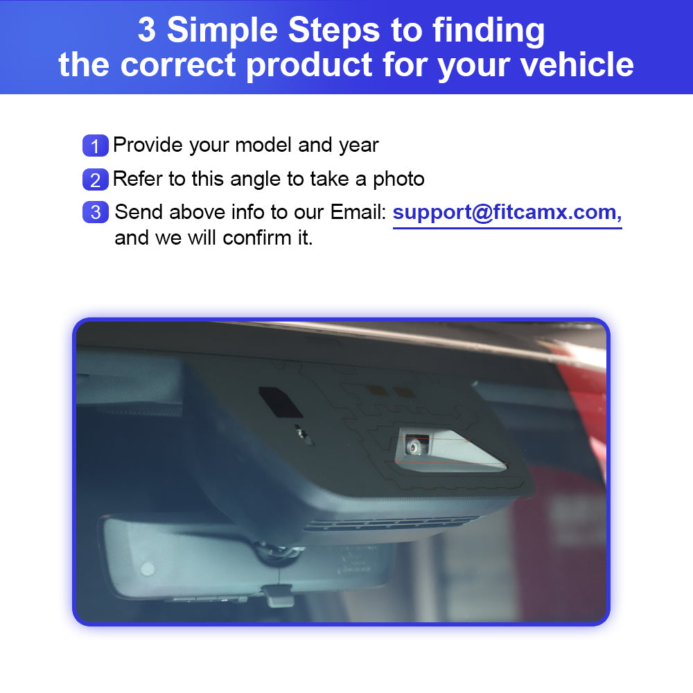 FITCAMX Dash Cam For Toyota Land Cruiser Prado J250 15th Gen 2024-2026