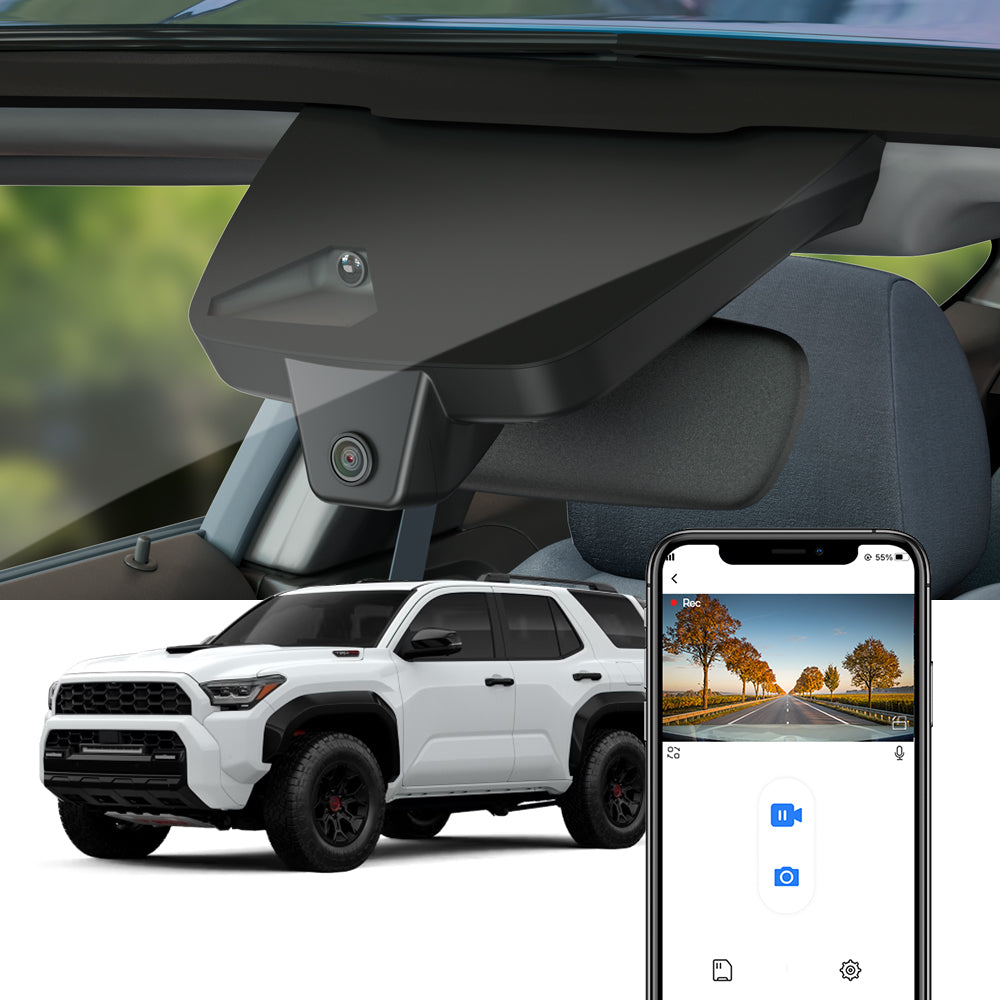 FITCAMX Dash Cam for Toyota 4Runner 2025 2026