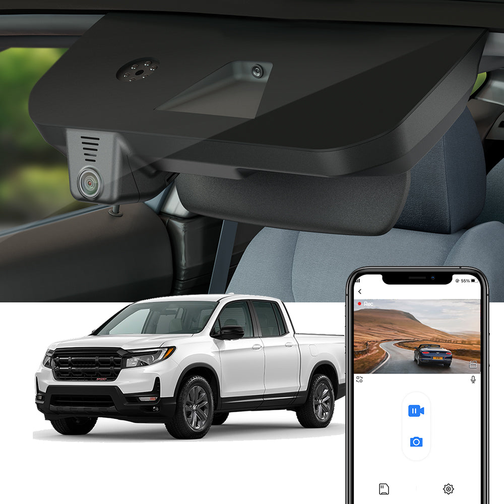 FITCAMX Dash Cam for Honda Ridgeline 2017-2025