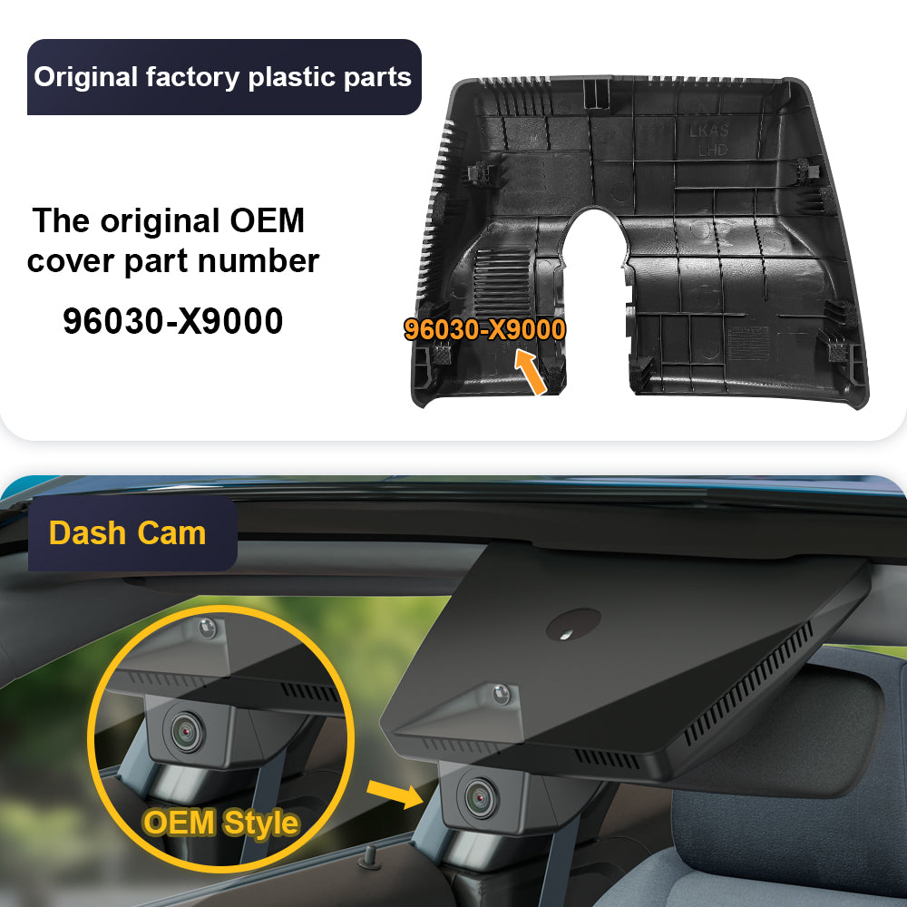 FITCAMX Dashcam für 2027 Kia Telluride