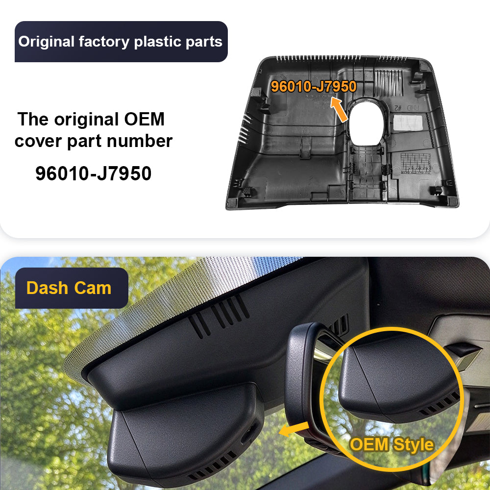 FITCAMX Dashcam für Kia EV4 2025 2026 2027 (Rechtslenker-Fahrzeug)