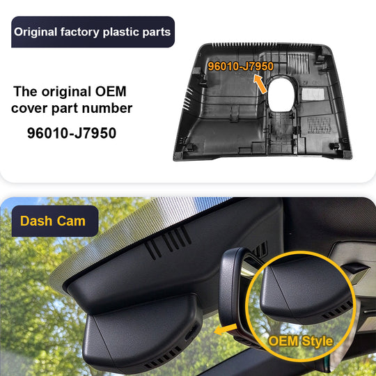 FITCAMX Dashcam für Kia EV4 2025 2026 2027 (Rechtslenker-Fahrzeug)