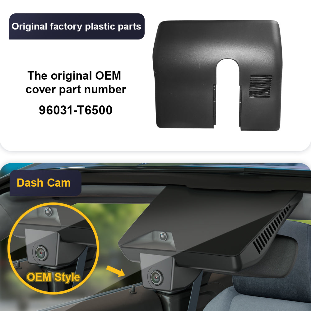 FITCAMX Dash Cam per Genesis G80 2021-2024 (2a Gen) (Copertura Specchio Posteriore numero parte 96030-T1010)