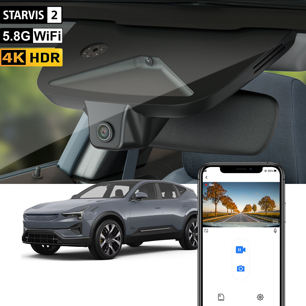 【STARVIS 2】FITCAMX Dashcam für Polestar 3 2024–2027