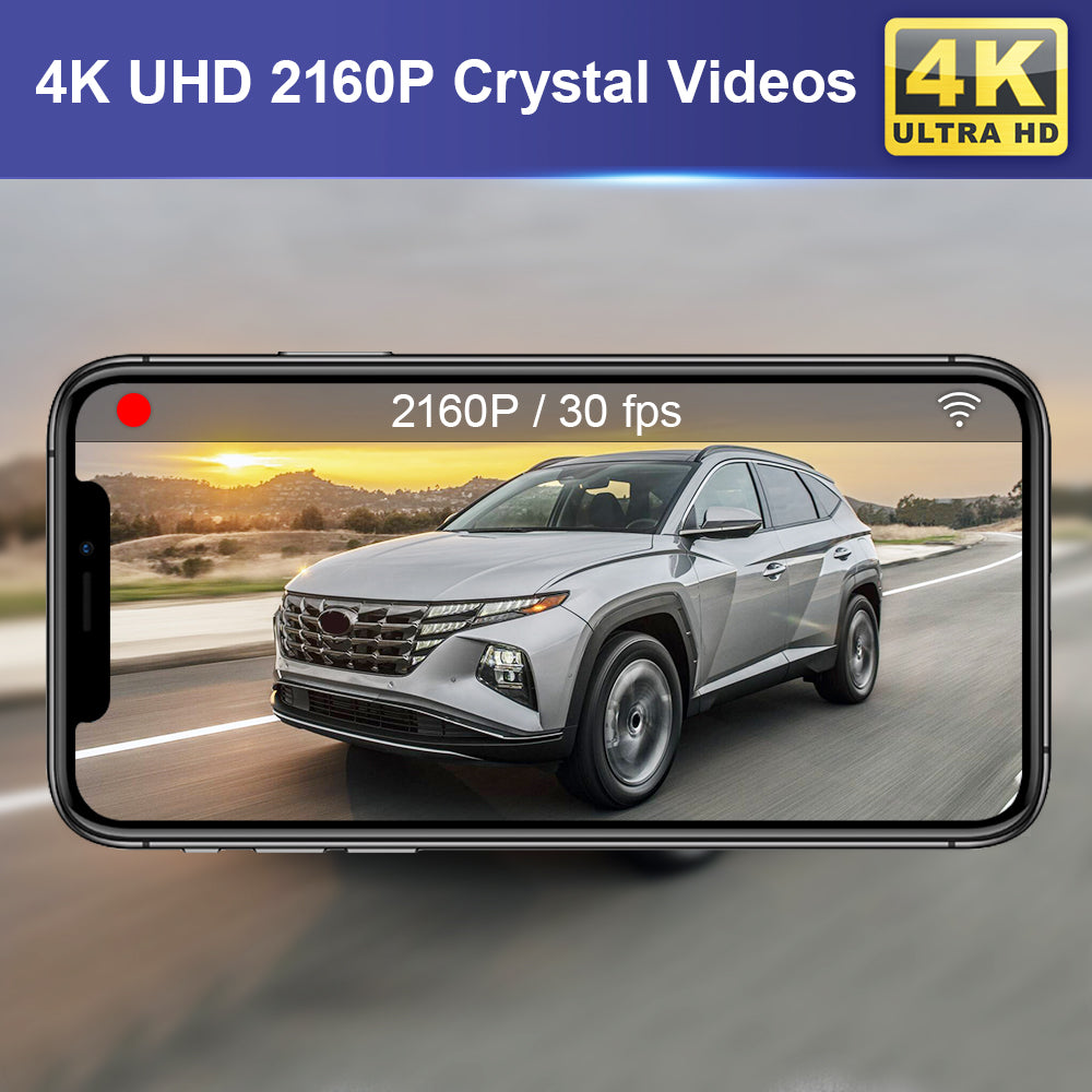 Fitcamx Dash Cam for Hyundai Santa Cruz and Hyundai Tucson 2022