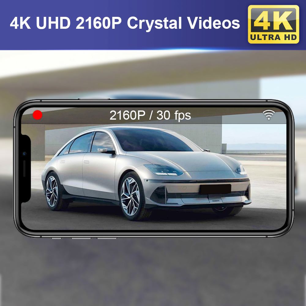 Fitcamx 4K Dash Cam Compatible with Hyundai IONIQ 5 2022 2023 2024