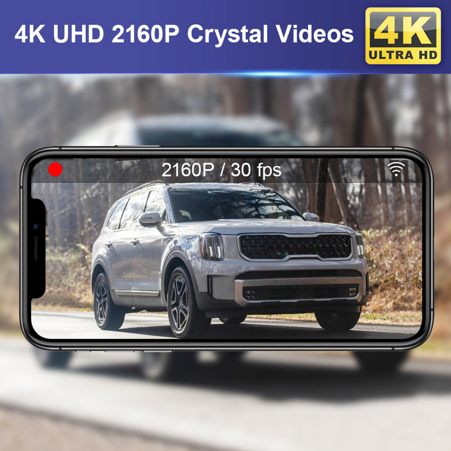 Fitcamx Dash Cam for Kia Telluride 20202022 (Rear Mirror Cover part n