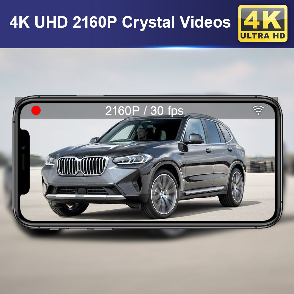 Car DVR for BMW X3 M iX3 G01 2023 2022 2021 2020 2019 2018,Fitcamx Dash Cam  4K,Wifi Camera Video Recorder Dashcam Accessories