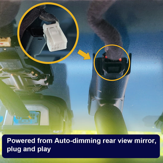 FITCAMX Dash Cam pour Hyundai Staria 2021-2025 (Couvercle de miroir arrière numéro de pièce 96030-CG500)