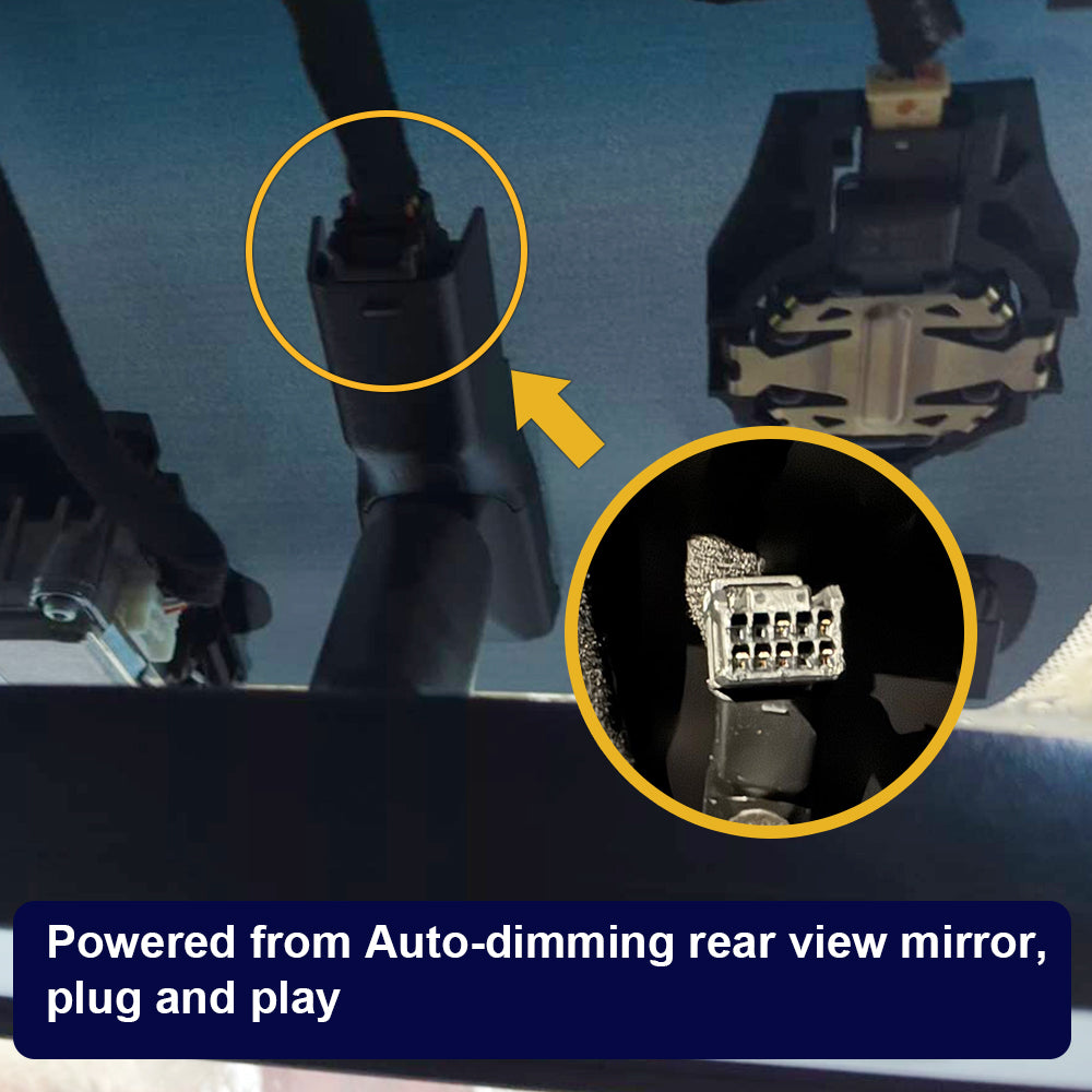 FITCAMX Dash Cam for Hyundai Kona, N, Electric, 2021-2023 (Right Hand Drive)