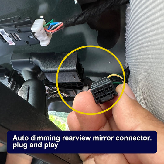 Fitcamx Dashcam für Hyundai Tucson (3. Generation) 2016–2021 (Rückspiegelabdeckung Teilenummer 96010-D3100)
