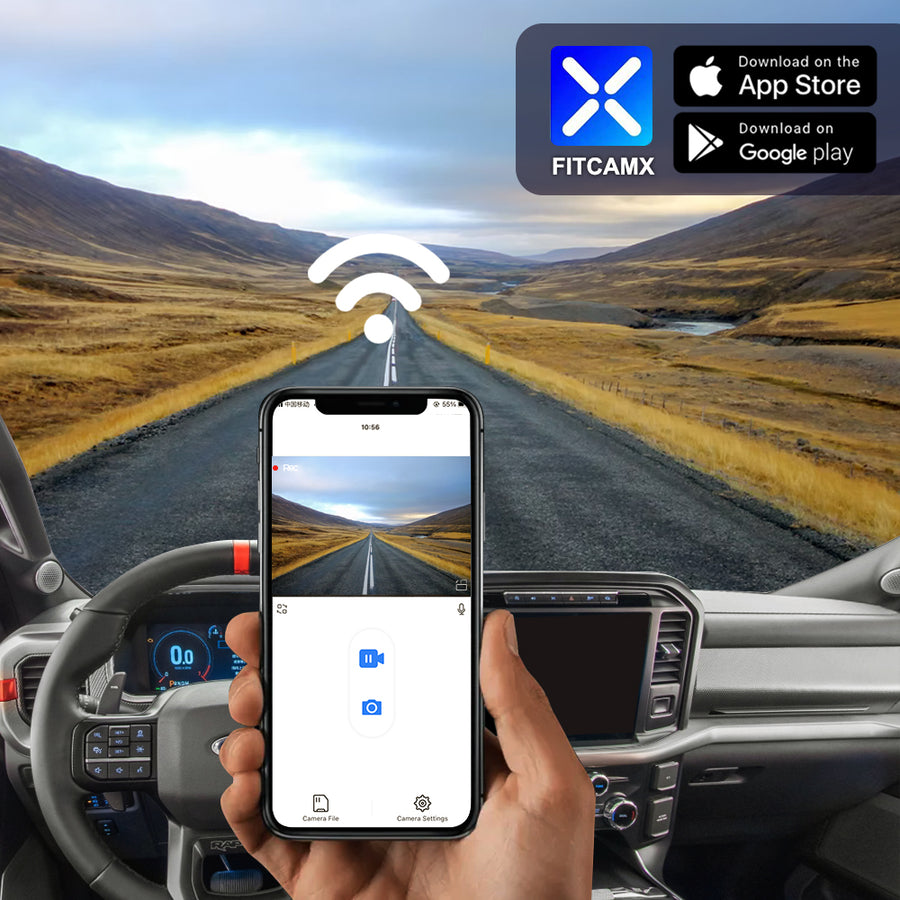 FITCAMX Dash Cam for Toyota Camry 2025