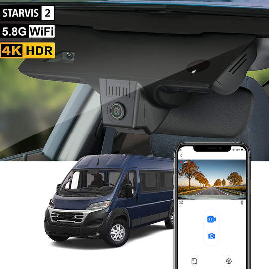 【STARVIS 2】FITCAMX Dash Cam for Ram ProMaster 2024-2026