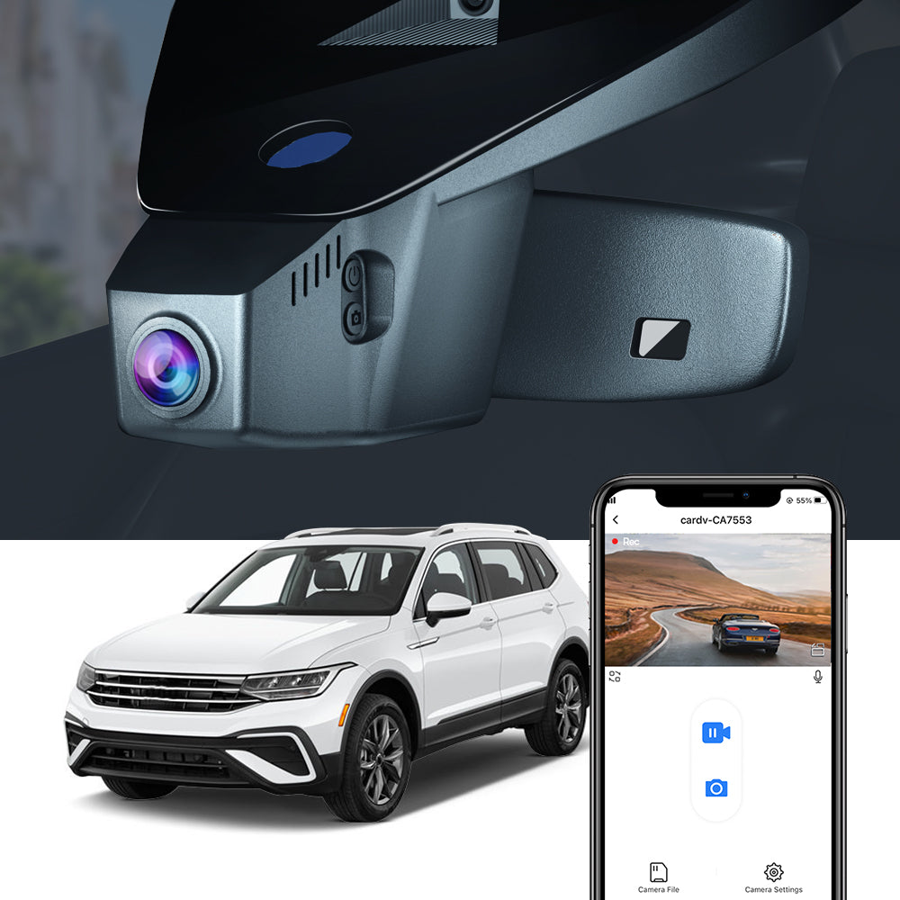 Fitcamx Dash Cam for Volkswagen Tiguan 2018-2023 (2nd Gen)