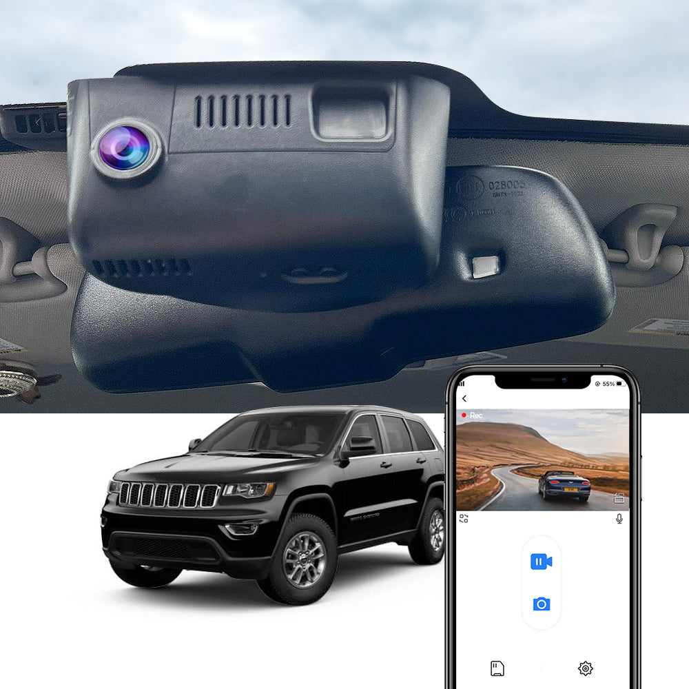 Fitcamx Dash Cam for 2014-2019 Jeep Grand Cherokee